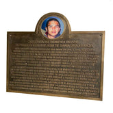 Memorial Brass Plaque Plate MBP030